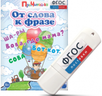 Игры для чтения слов и словосочетаний "От слова к фразе" на USB - носителе - fgospostavki.ru - Шуя