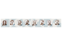 Стенд-лента "Выдающиеся ученые-историки" - fgospostavki.ru - Шуя