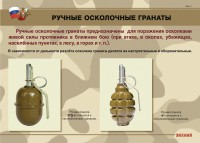 Комплект плакатов "Ручные гранаты" - fgospostavki.ru - Шуя