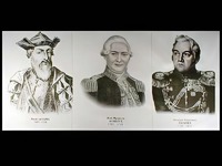 Портреты путешественников (25 штук, формат А3) - fgospostavki.ru - Шуя