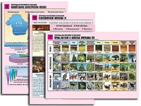 Комплект таблиц по географии "Природа материков и океанов" раздаточные (цветные, ламинированные, А4, 12 штук) - fgospostavki.ru - Шуя