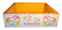 Бассейн "Вообразилия" квадратный с шелкографией - fgospostavki.ru - Шуя