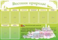 Стенд "Вестник природы" Вариант 4 - fgospostavki.ru - Шуя