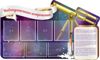 Стенд "Наблюдательная астрономия" - fgospostavki.ru - Шуя