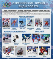 Стенд "Олимпийские зимние виды спорта" - fgospostavki.ru - Шуя