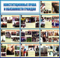 Стенд "Конституционные права и обязанности граждан" - fgospostavki.ru - Шуя