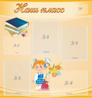 Стенд "Наш класс" Вариант 4 - fgospostavki.ru - Шуя