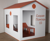 Игровой домик «Скорая помощь» - fgospostavki.ru - Шуя