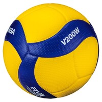 Мяч волейбольный Mikasa V200W (размер 5, синтетическая кожа, профессиональный) - fgospostavki.ru - Шуя