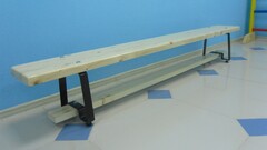 Скамейка гимнастическая (металлические ножки, лак) (2,5 м)  - fgospostavki.ru - Шуя