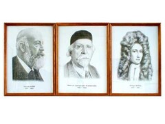 Портреты выдающихся химиков (деревянная рамка, под стеклом) - fgospostavki.ru - Шуя