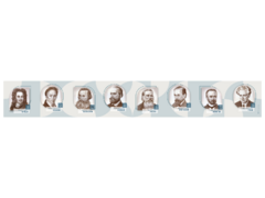 Стенд-лента "Выдающиеся ученые-историки" - fgospostavki.ru - Шуя