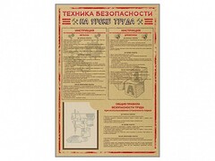 Стенд-уголок "Техника безопасности на уроках труда" - fgospostavki.ru - Шуя