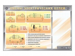 Электрифицированный стенд "Схемы электрических цепей" с маркерными полями - fgospostavki.ru - Шуя