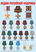 Комплект плакатов "Ордена и медали Российской Федерации" - fgospostavki.ru - Шуя