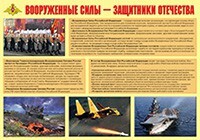 Плакат "Вооруженные Силы – защитники Отечества" - fgospostavki.ru - Шуя