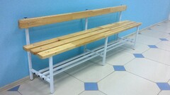 Скамья для раздевалок со спинкой (2,5 метра) - fgospostavki.ru - Шуя