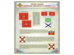 Стенд "Боевое знамя. Символы доблести и славы" - fgospostavki.ru - Шуя