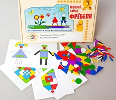 Игровой набор Фребеля "Конструктор плоскостной-4" (Серия "Эксперимент") - fgospostavki.ru - Шуя