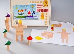 Игровой набор Фребеля "Конструктор деревянный без соединений-3" (Серия "Эксперимент") - fgospostavki.ru - Шуя