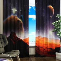 Комплект светонепроницаемых штор "Марсианская одиссея" - fgospostavki.ru - Шуя