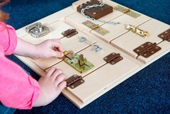 Тактильно-развивающая панель “Замочки” - fgospostavki.ru - Шуя