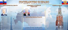 Стенд "Государство и право" - fgospostavki.ru - Шуя