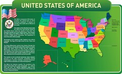 Стенд "United States Of America" - fgospostavki.ru - Шуя