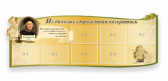 Стенд резной "Из дальних странствий возвратясь" - fgospostavki.ru - Шуя