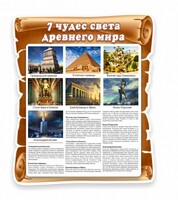 Стенд "Семь чудес света" - fgospostavki.ru - Шуя