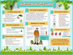 Стенд "Клещевой энцефалит" - fgospostavki.ru - Шуя