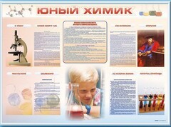 Стенд-уголок "Юный химик" - fgospostavki.ru - Шуя