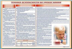 Стенд-уголок "Техника безопасности на уроках химии" - fgospostavki.ru - Шуя