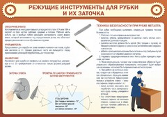 Стенд "Режущие инструменты для рубки и их заточки" - fgospostavki.ru - Шуя