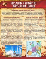 Стенд "Населения и хозяйство Зарубежной Европы" - fgospostavki.ru - Шуя