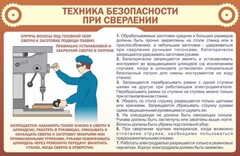 Стенд "Техника безопасности при сверлении" - fgospostavki.ru - Шуя