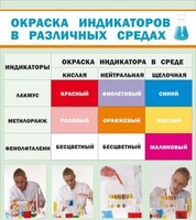 Стенд "Окраска индикаторов в различных средах" - fgospostavki.ru - Шуя