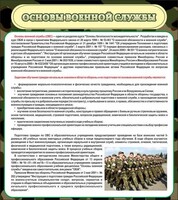 Стенд "Основы военной службы" - fgospostavki.ru - Шуя