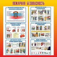 Стенд "Пожарная безопасность" Вариант 4 - fgospostavki.ru - Шуя