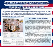 Стенд "Столовые приборы и посуда" - fgospostavki.ru - Шуя