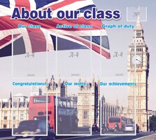 Стенд "About our class" - fgospostavki.ru - Шуя