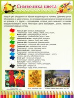 Стенд "Символика цвета" - fgospostavki.ru - Шуя
