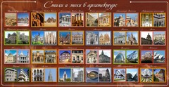 Стенд "Стили и эпохи в архитектуре" - fgospostavki.ru - Шуя