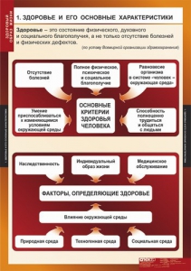 Комплект таблиц. ОБЖ. Здоровый образ жизни. - fgospostavki.ru - Шуя
