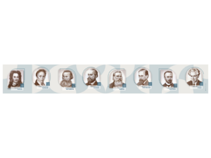 Стенд-лента "Выдающиеся ученые-историки" - fgospostavki.ru - Шуя