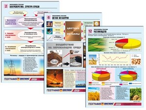 Комплект таблиц по географии "Экономика России" раздаточные (цветные, ламинированные, А4, 16 штук) - fgospostavki.ru - Шуя