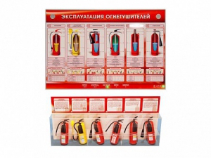 Электрифицированный стенд-тренажер "Эксплуатация огнетушителей" с разрезными агрегатами - fgospostavki.ru - Шуя