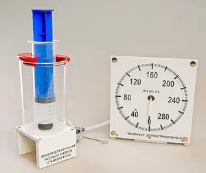 Прибор для изучения газовых законов (с манометром) - fgospostavki.ru - Шуя