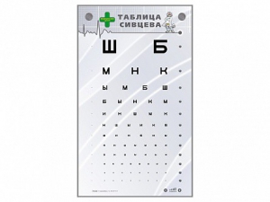 Интерактивный стенд "Таблица Сивцева" - fgospostavki.ru - Шуя