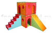 Домик игровой двухэтажный (комплект) - fgospostavki.ru - Шуя